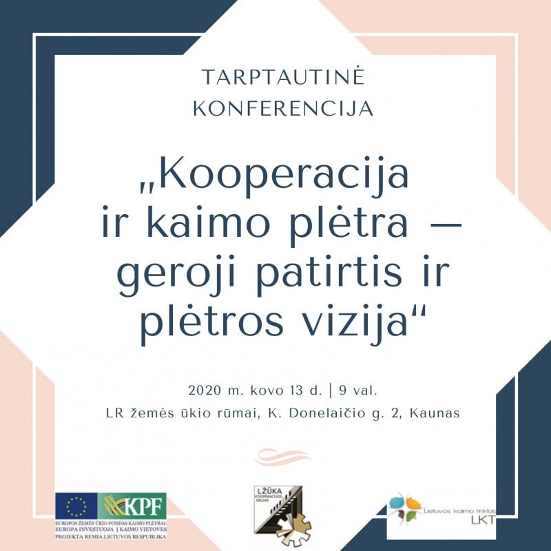 KVIETIMAS Į TARPTAUTINĘ KONFERENCIJĄ